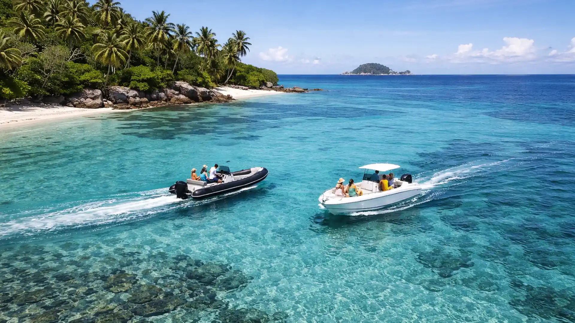 Location bateau moteur Guadeloupe avec Kivaou – départ Saint-François ou Gosier pour visiter Petite-Terre, Marie-Galante, Les Saintes et l’Îlet Caret