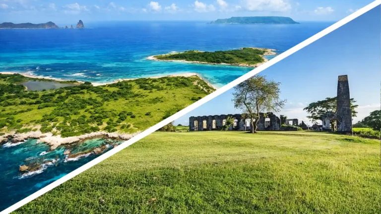 Croisière en Guadeloupe vers les îles et Petite Terre avec lagon turquoise et excursion bateau