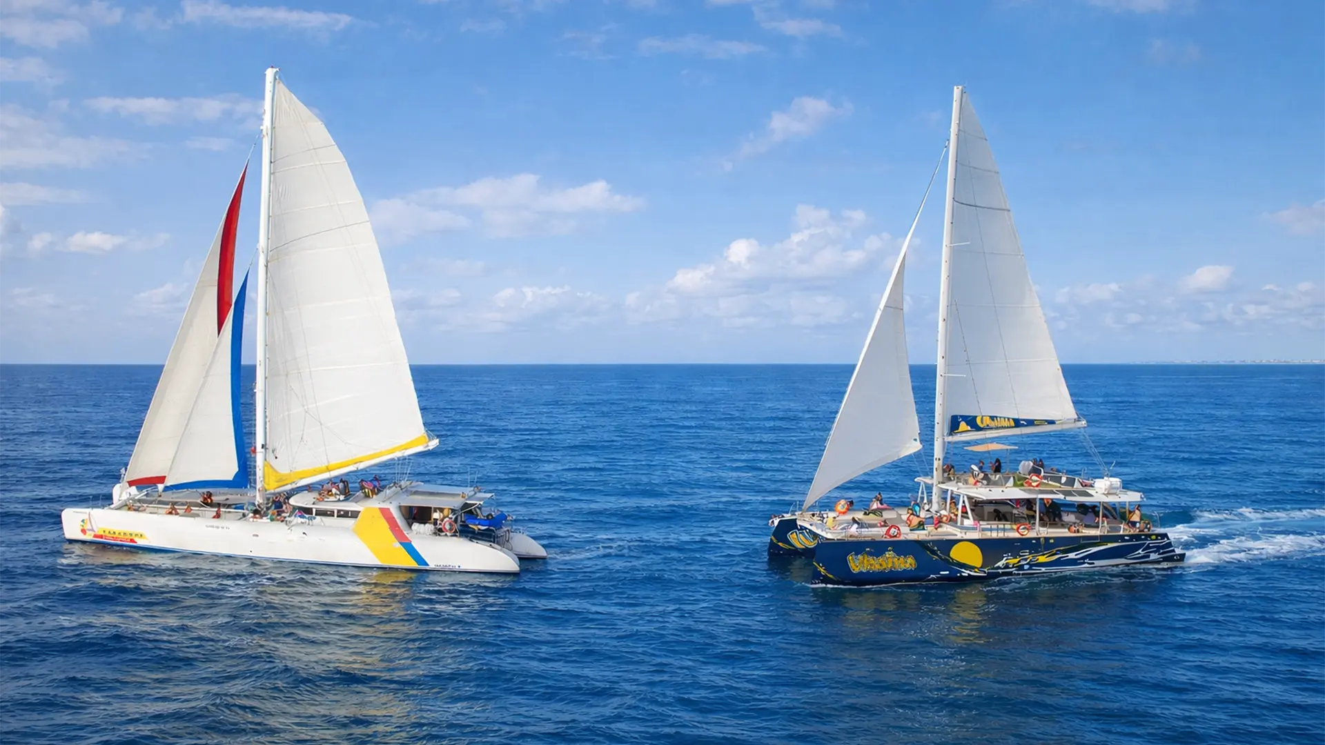 Excursion en maxi-catamaran à voiles vers Petite-Terre ou Marie-Galante au départ de Saint-François, en Guadeloupe
