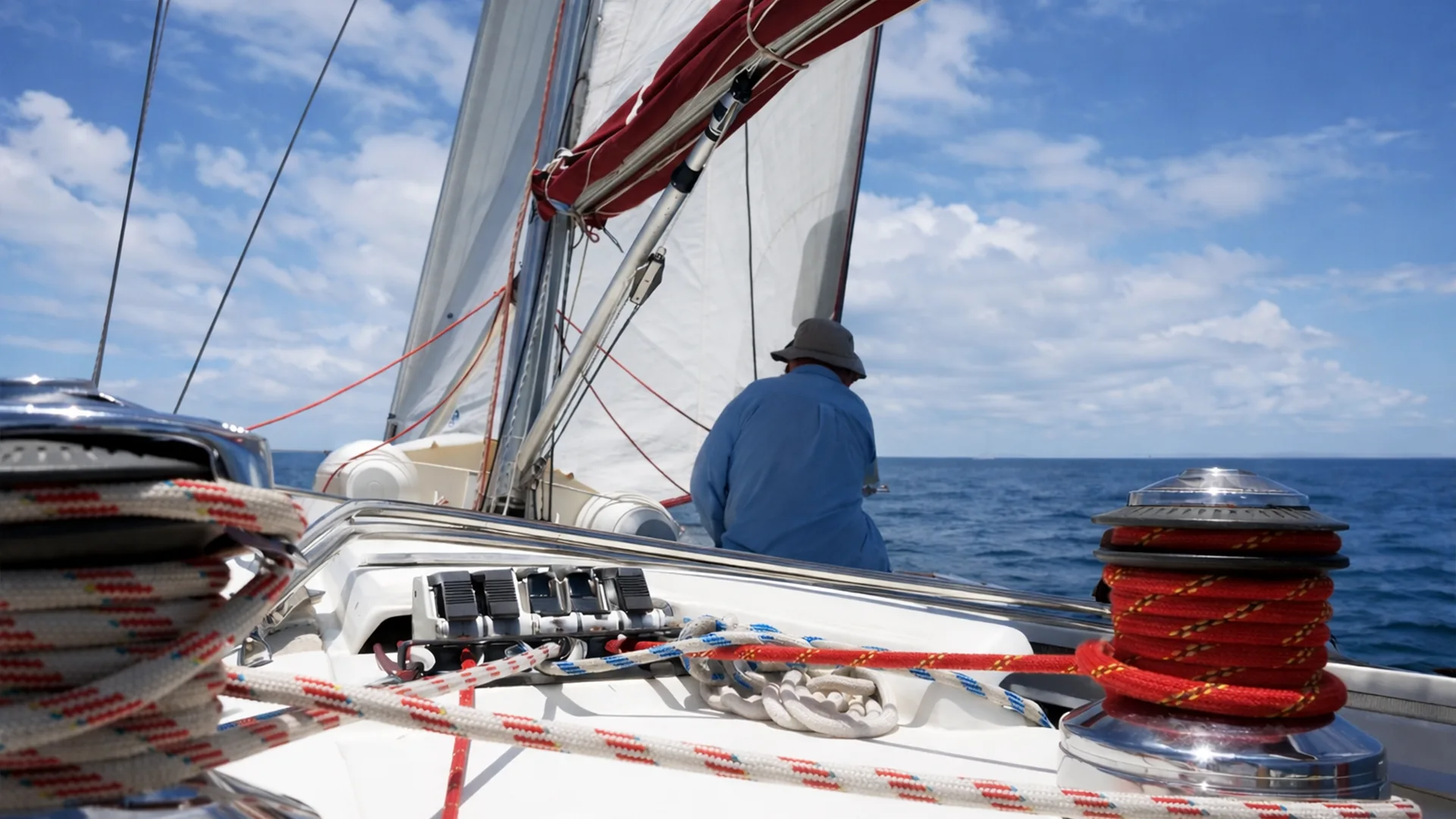 Navigation en voilier lors d’une excursion à la journée, croisière ou mini-croisière privatisée en Guadeloupe