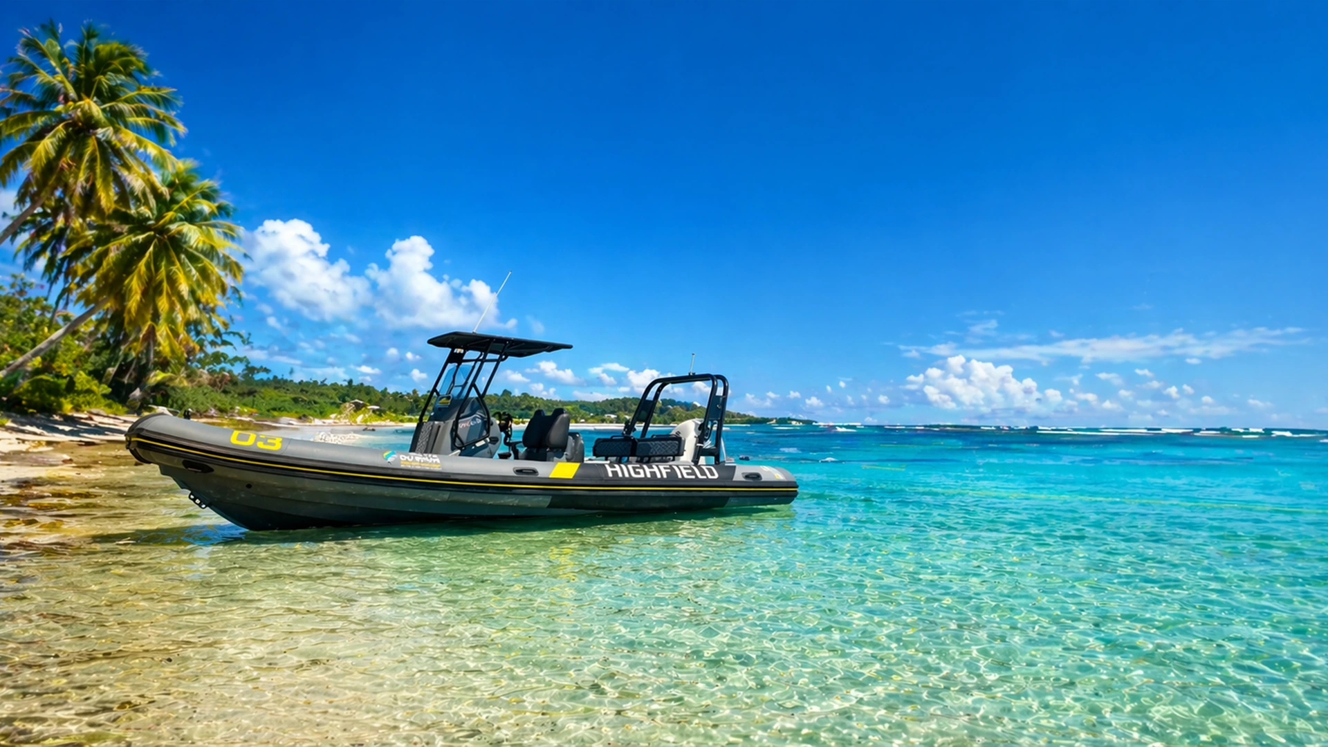 Location bateau moteur à Saint-François en Guadeloupe pour rejoindre Petite-Terre