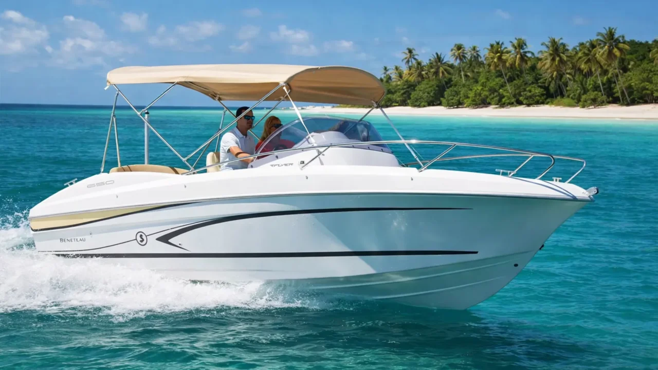 Location de bateau moteur ou excursion privatisée vers Petite-Terre, La Désirade et le Grand-Cul-de-Sac-Marin en Guadeloupe