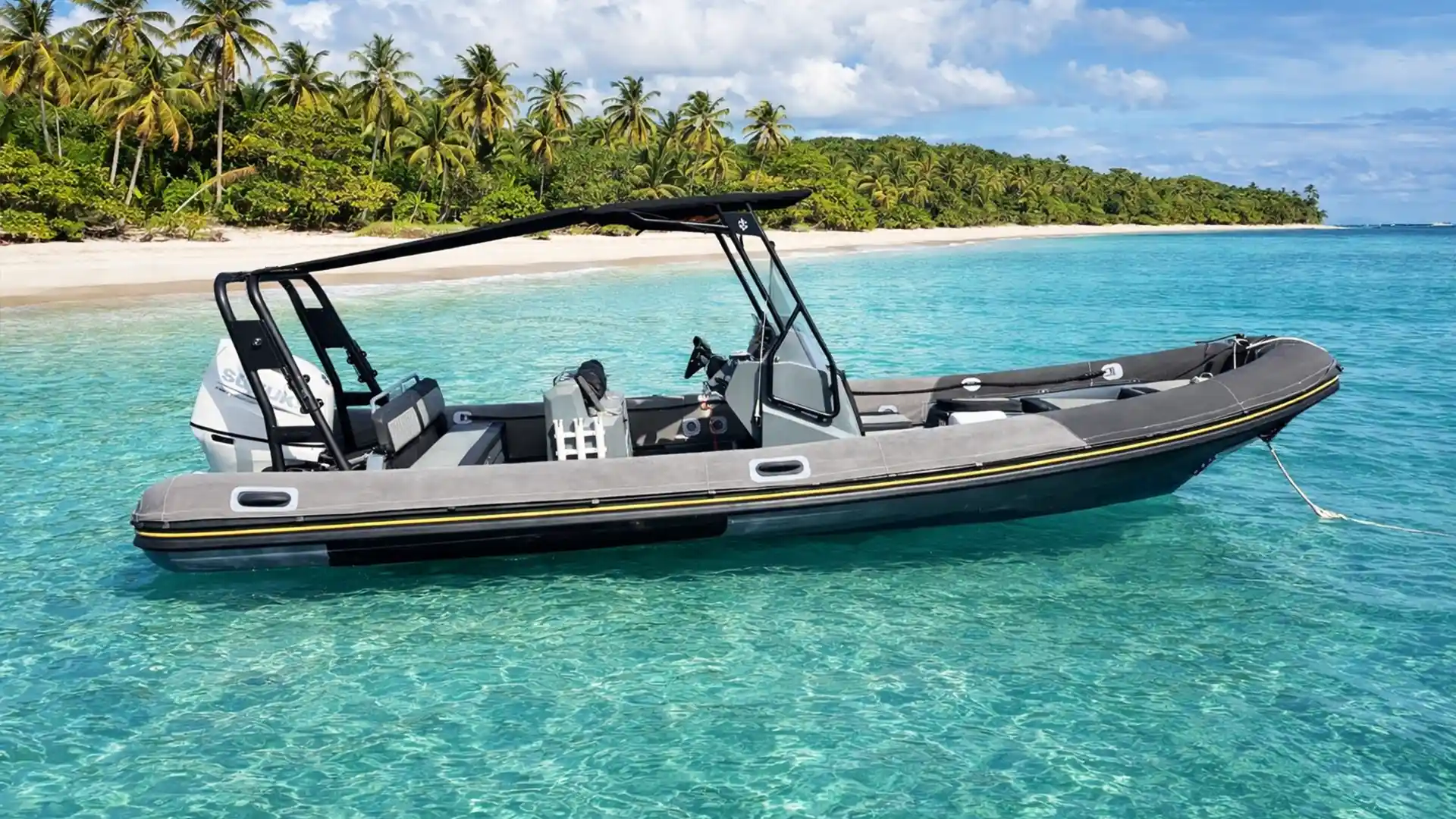 Location de bateau moteur à Saint-François en Guadeloupe pour excursion privatisée vers Petite-Terre, Marie-Galante et La Désirade